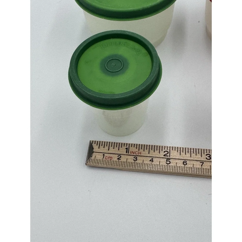 Set Of 6 Tupperware‎ Containers - 3 Condiment & 3 Snack